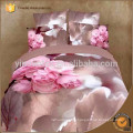 Big flowers cotton 3d printed cotton linens and bedding comforter bed sheets